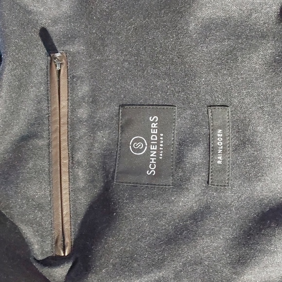 Schneiders- Mens Jimmie Rainloden Charcoal Dress Coat Austria Wool Sz.L (44-46) - Picture 14 of 16